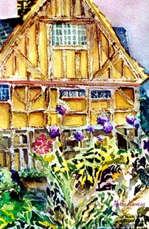 10" x 6.5" Shakespears' Birth Place